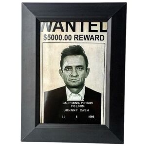 Johnny Cash.Mugshot Vintage Musical Retro Music Vintage Blue '60s '50s Country